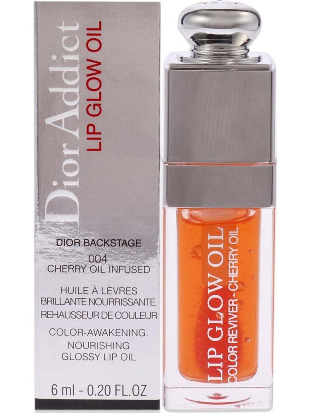 Hydrating Coral Lip Oil - 0.2 oz Moisturizing Gloss for Women, Perfect for Shine